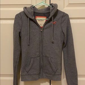 hollister zip up hoodie